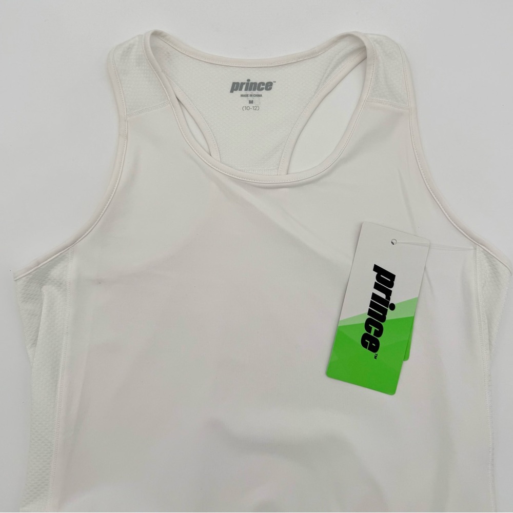 NWT New Girl's Prince Tennis Match Dress White Size M 10-12 Pickleball Skirt - Picture 4 of 6